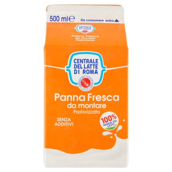Centrale del Latte di Roma Panna Fresca da montare Pastorizzata 500 ml
