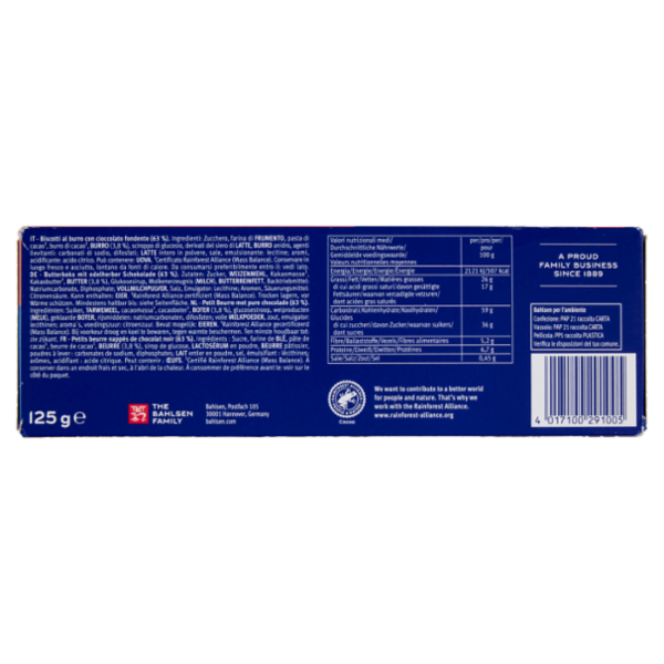 Bahlsen Choco Leibniz Dark 125 g