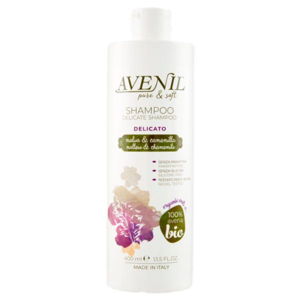 Avenil pure & soft Shampoo Delicato malva & camomilla 400 ml