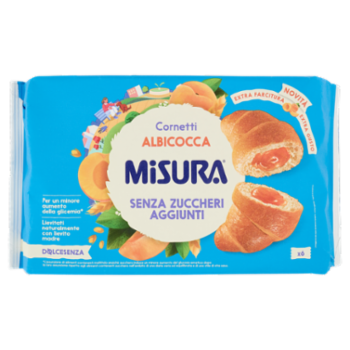 Misura Dolcesenza 6 Cornetti Albicocca 298 g