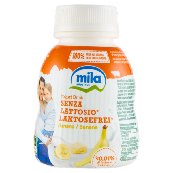 mila Yogurt Drink Senza Lattosio* Banana 200 g
