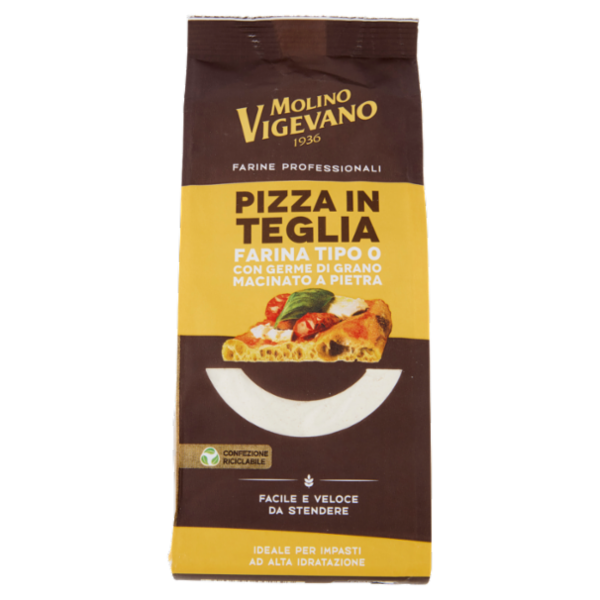 Molino Vigevano Farine Professionali Pizza in Teglia 500 g