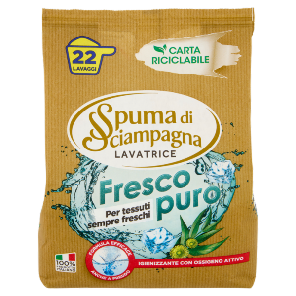 Spuma di Sciampagna Lavatrice Fresco puro 990 g