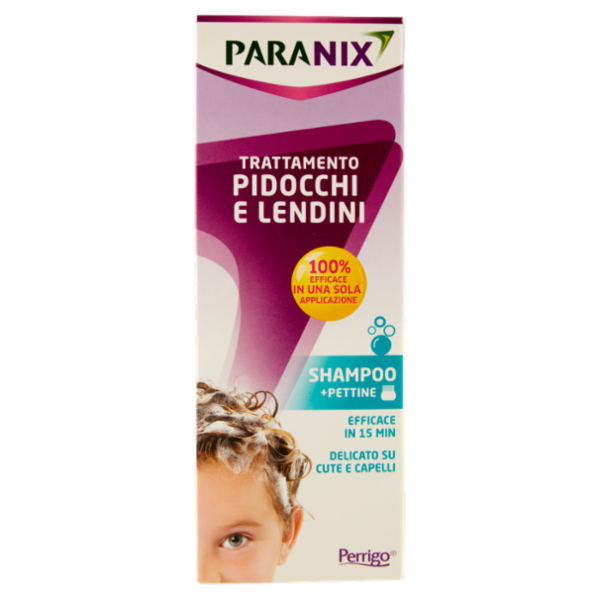 Paranix Trattamento Pidocchi e Lendini Shampoo + Pettine 200 ml