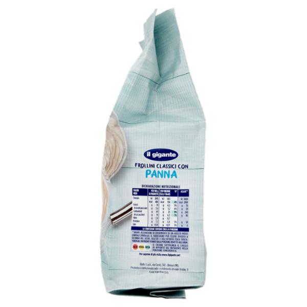 IL GIGANTE Frollini Classici con Panna 800 g