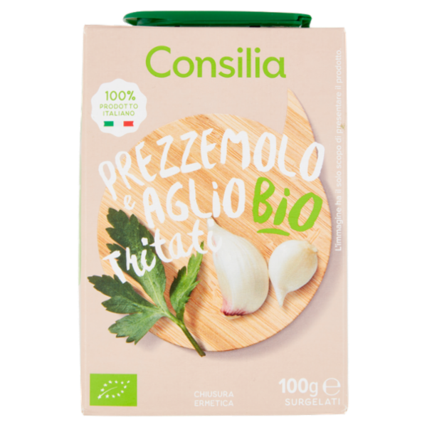 Consilia Prezzemolo e Aglio Tritati Surgelati Biologici 100 g