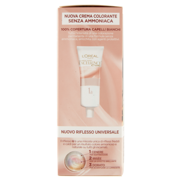 L'Oreal Paris Colorazione permanente senza ammoniaca, Riflesso Universale, Castano Scuro 3U