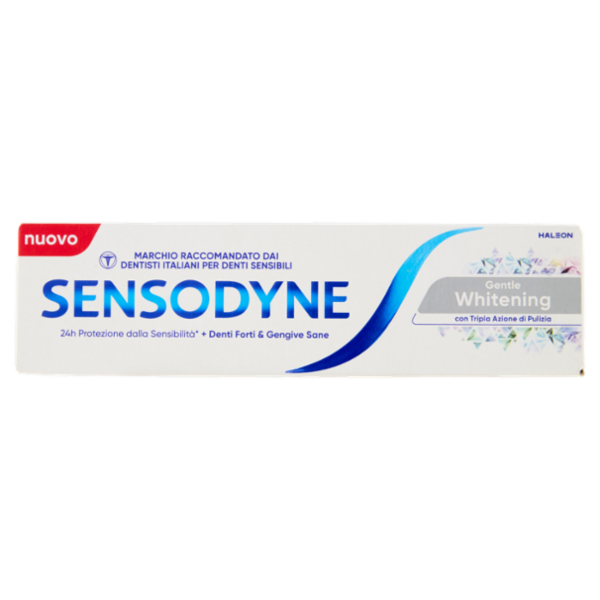 Sensodyne Gentle Whitening Dentifricio Per Denti Sensibili, per Denti Forti E Gengive Sane, 75 ml
