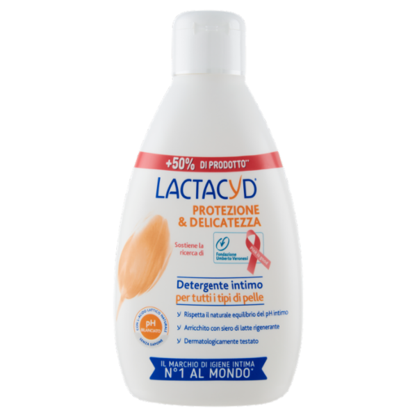 Lactacyd Protezione & Delicatezza Detergente intimo per tutti i tipi di pelle 300 ml