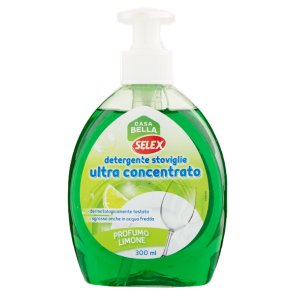 Selex Casa Bella Detergente per Stoviglie Ultra Concentrato Limone 300 ml