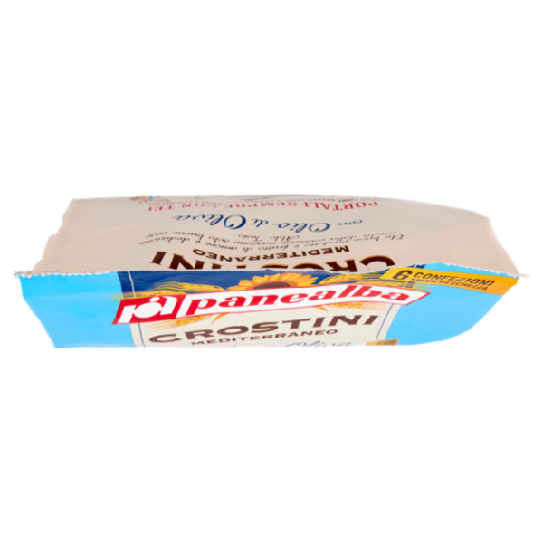 panealba Crostini Mediterraneo con Olio di Oliva 6 x 30 g