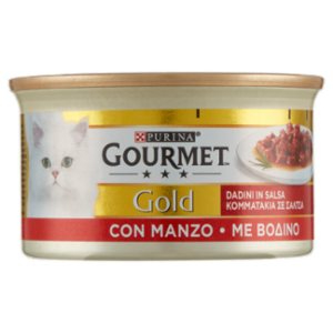 PURINA GOURMET Gold Dadini In Salsa Con Manzo 85 g
