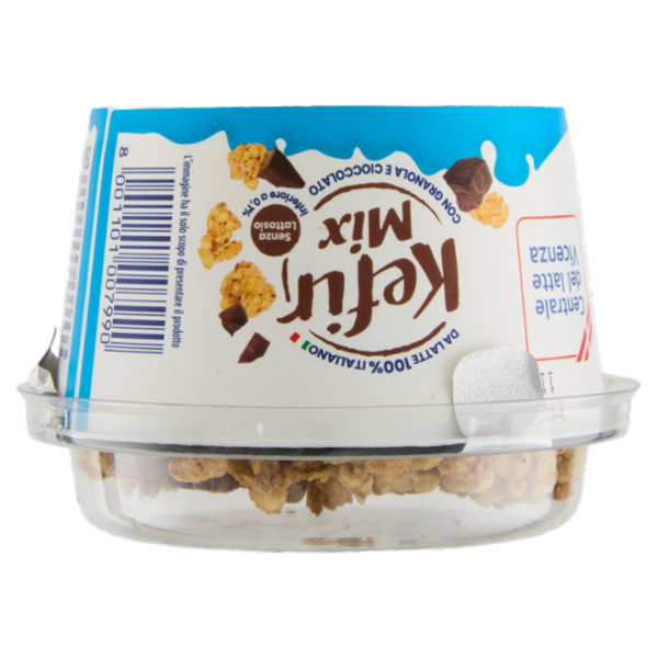 Centrale del latte Vicenza Kefir Mix Senza Lattosio con Granola e Cioccolato 150 g