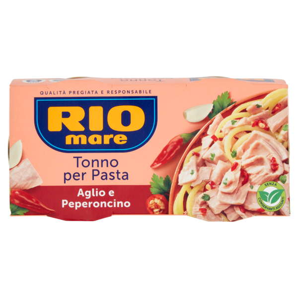 Rio mare Tonno per Pasta Aglio e Peperoncino 2 x 160 g