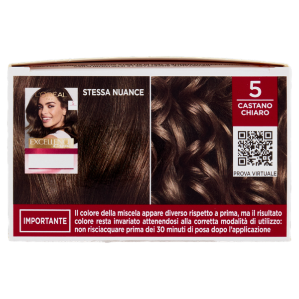 L'Oréal Paris Excellence Creme Colorazione Triplo Trattamento 5 Castano Chiaro