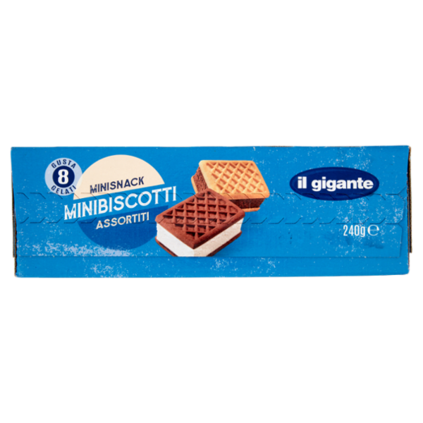 IL GIGANTE Minibiscotti Assortiti 8 x 30 g