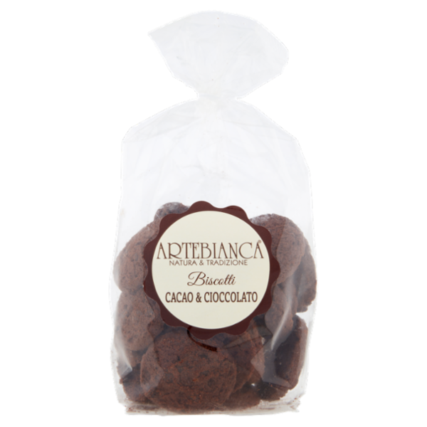 Artebianca Biscotti Cacao & Cioccolato 300 g