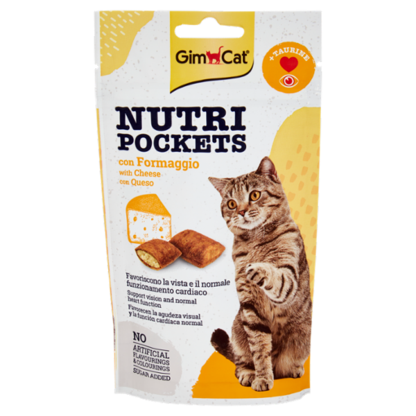 GimCat Nutri Pockets con Formaggio 60 g