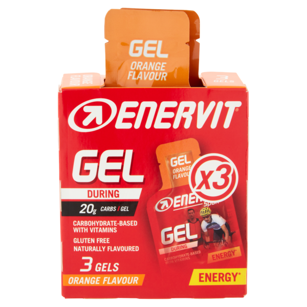Enervit Gel Orange Flavour 3 x 25 ml