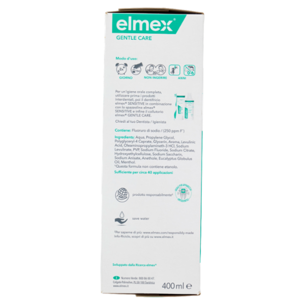elmex collutorio Gentle Care denti sensibili 400 ml