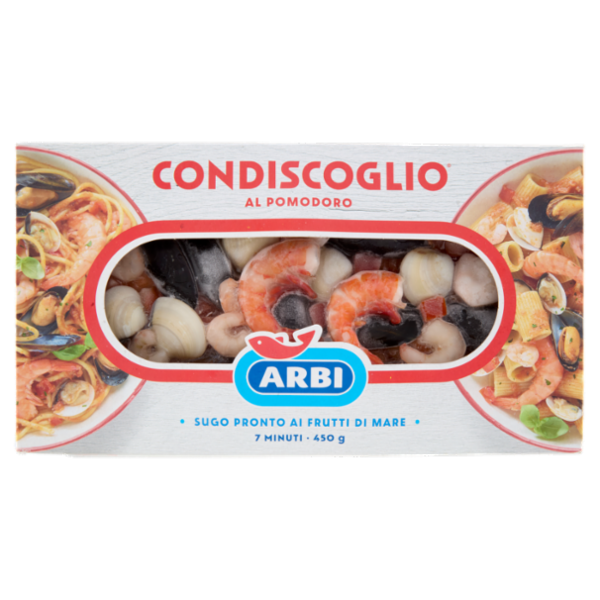 Arbi Condiscoglio al Pomodoro Sugo Pronto ai Frutti di Mare 450 g