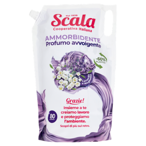 Scala Ammorbidente Lavanda e Mughetto ecoricarica 2 litri