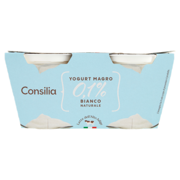 Consilia Yogurt Magro 0,1% Bianco Naturale 2x125 g