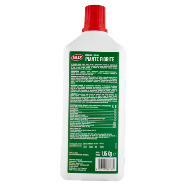 Selex Giardinaggio Concime per Piante Fiorite 1,15 kg