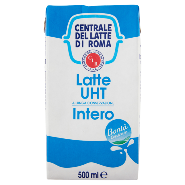 Centrale del Latte di Roma Latte UHT a Lunga Conservazione Intero 500 ml