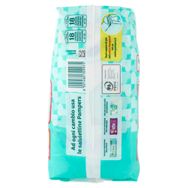 Pampers Baby-dry Mutandino Junior 18 + 18 pz