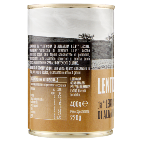 Assaggi e paesaggi Lenticchie da