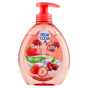 Fresh & Clean Gel Di Frutta Sapone Liquido Idratante Fragola e Ciliegia 300 Ml