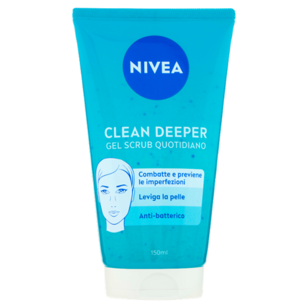Nivea Clean Deeper Gel Scrub Quotidiano 150 ml