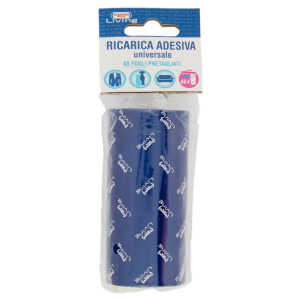 Domopak Living Ricarica Adesiva universale Fogli Pretagliati 48 pz