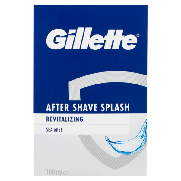 Gillette Dopobarba da Uomo Splash Rivitalizzante Brezza Marina, 100 ml