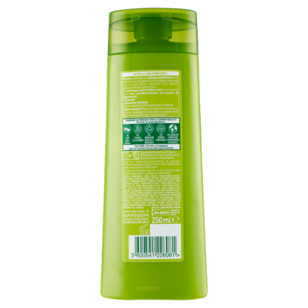 Garnier Shampoo 2in1 Fructis Antiforfora 2in1, Per Capelli Normali, 250 ml