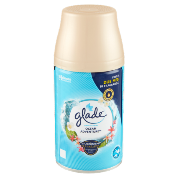 Glade Automatic Spray Ricarica, Profumatore per Ambienti, Fragranza Ocean Adventure 269ml