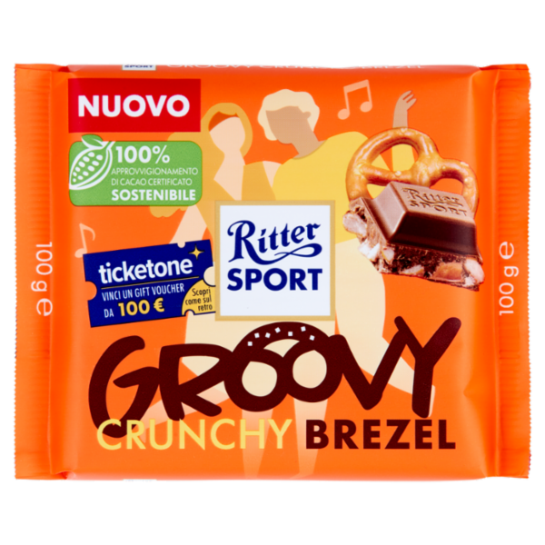 Ritter Sport Groovy Crunchy Brezel 100 g