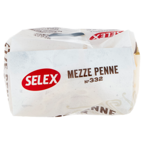 Selex Pasta di Semola Trafilata al Bronzo Mezze Penne 500 g