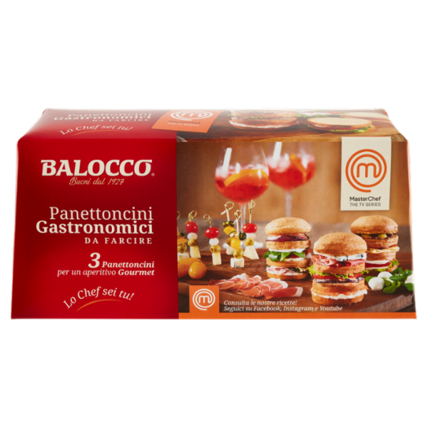 Balocco Panettoncini Gastronomici da Farcire Masterchef 3 x 80 g