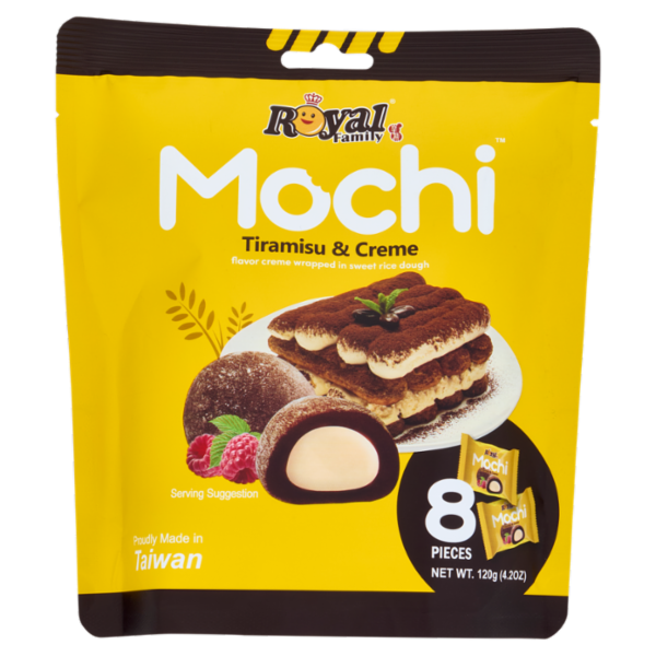 Royal Family Mochi Tiramisu & Creme 8 Pieces 120 g