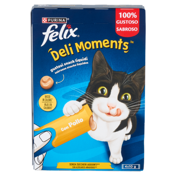 FELIX Deli Moments con Pollo 4 x 10 g