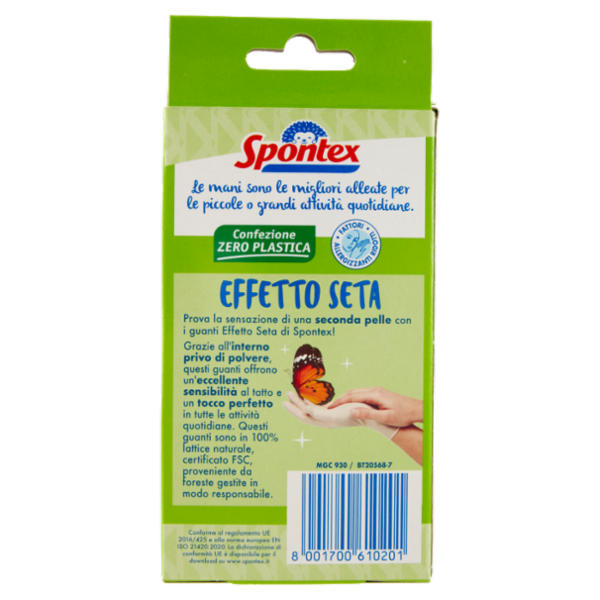 Spontex Guanti Usa&Getta Effetto Seta x12 tg M