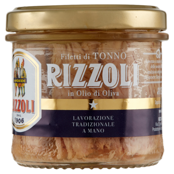 Rizzoli Filetti di Tonno in Olio di Oliva 130 g