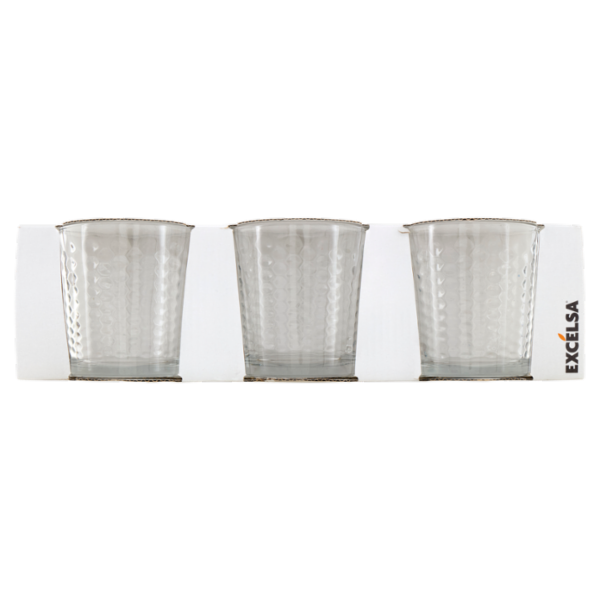 Excélsa Londra bicchieri multiuso trasparenti ml 260 3 pz