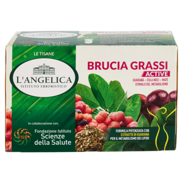 L'Angelica Le Tisane Brucia Grassi Active 18 Filtri 32,4 g
