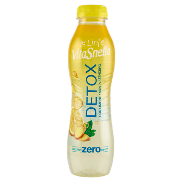 Vitasnella Le Linfe Detox con Limone, Menta, Zenzero 500 mL