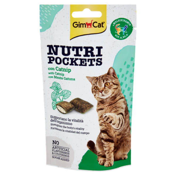 GimCat Nutri Pockets con Catnip 60 g