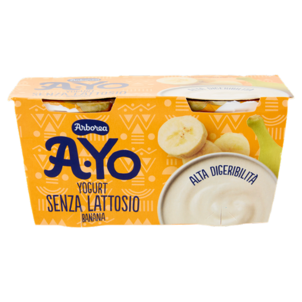 Arborea A-Yo Yogurt Senza Lattosio Banana 2 x 125 g