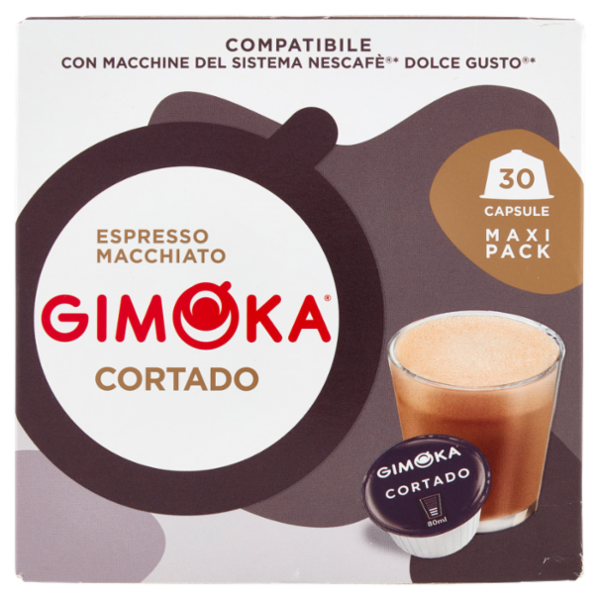 Gimoka Cortado Compatibile Nescafè* Dolce Gusto* 30 Capsule 189 g